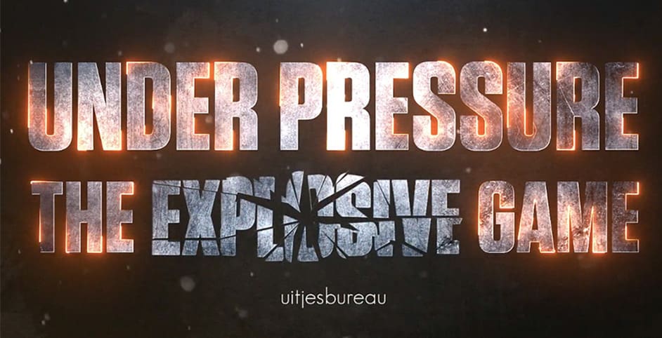 Under Pressure the Explosive Game logo.