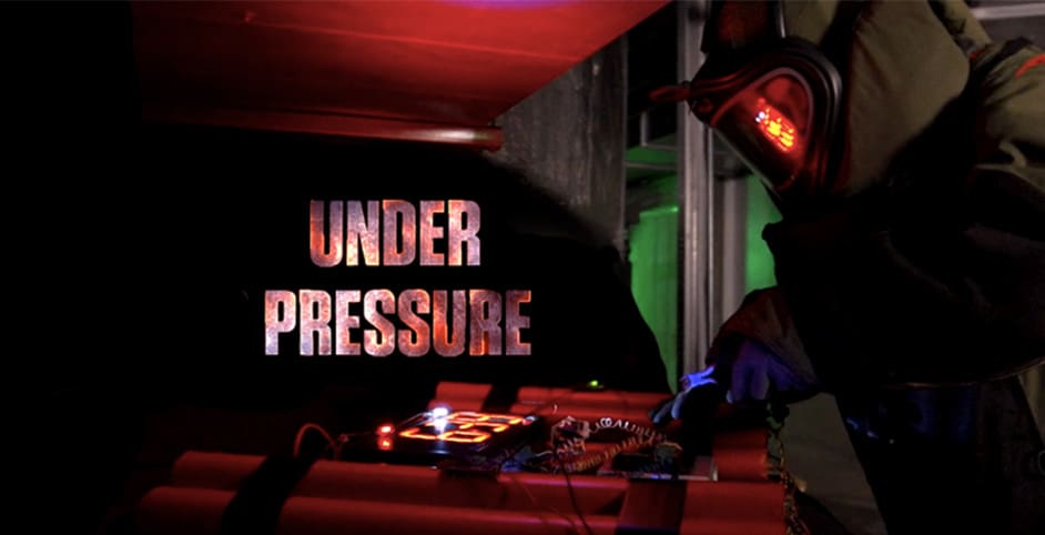 Under Pressure the Explosive Game groepsuitje.