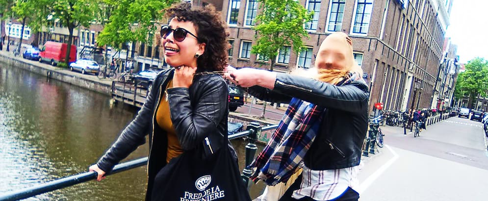 Collega's spelen stadsspel