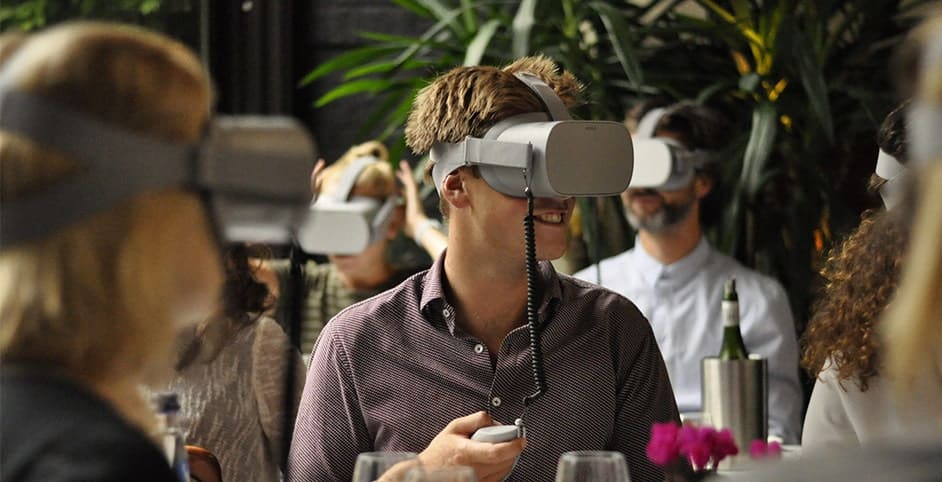 Virtual reality Dinerspel