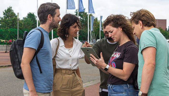 Escape City bedrijfsuitje in stad.